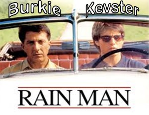 Wasn't that a touching moment Saturday? Seeing The Kevster drive in to KenWo with his buddy Burkie, his face pressed up against the passenger side window? Priceless.