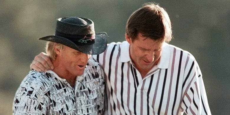 Grampy consoles Mr. Wildcat as the duo walk off the 1st green and their epic FEDEX Cup Final.